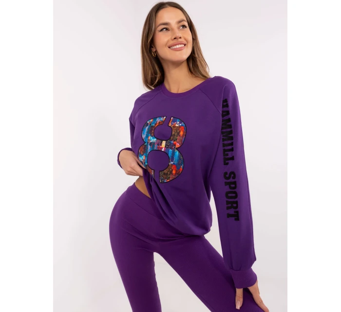 Sada EM KMPL model 20806590 tmavě fialová - FPrice Sada EM KMPL model 20806590 tmavě fialová - FPrice