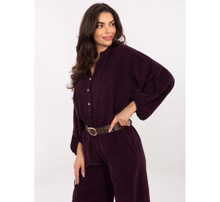 Koszula IT KS model 21722858 ciemny fioletowy - FPrice