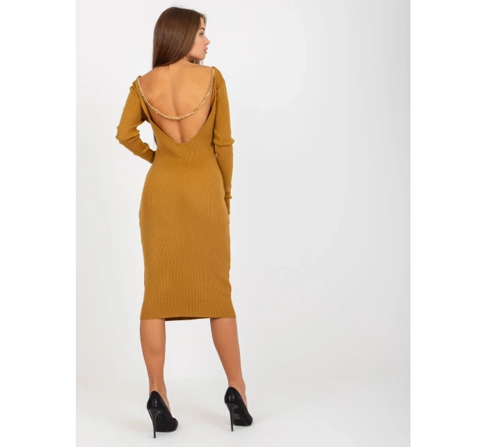 Dámské šaty NM SK NG 2307 tmavě žluté