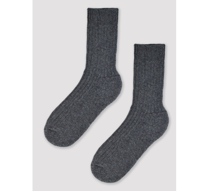 NOVITI Ponožky SW001-W-09 Grey Melange