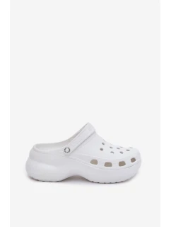 Dámské pěnové pantofle Big Star – bílé