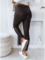 Dámské voskované kalhoty tmavě hnědé Dstreet model 21971937 - FashionStreet