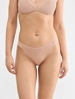 Dámské kalhotky GO Blush High Leg 2P Cameo Brown hnědé - SLOGGI