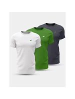 Pánské tričko (SET 3 triček) 4F 4FWSS26TTSHM4216-90S