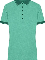 Daiber JN 705 Dámské žerzejové melírované polo 02.0705 green melange/dark green