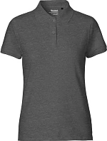 Neutral O 22980 Dámské piqué polo z bio bavlny 77.2280 dark heather