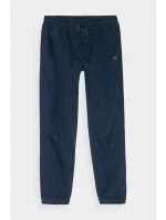 Chlapecké Kalhoty Jogger Casual Hladké Tmavě Modré model 21668668 - 4F