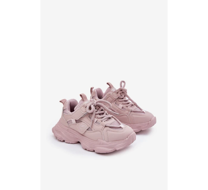 Dětské tenisky na platformě růžové Hanomess