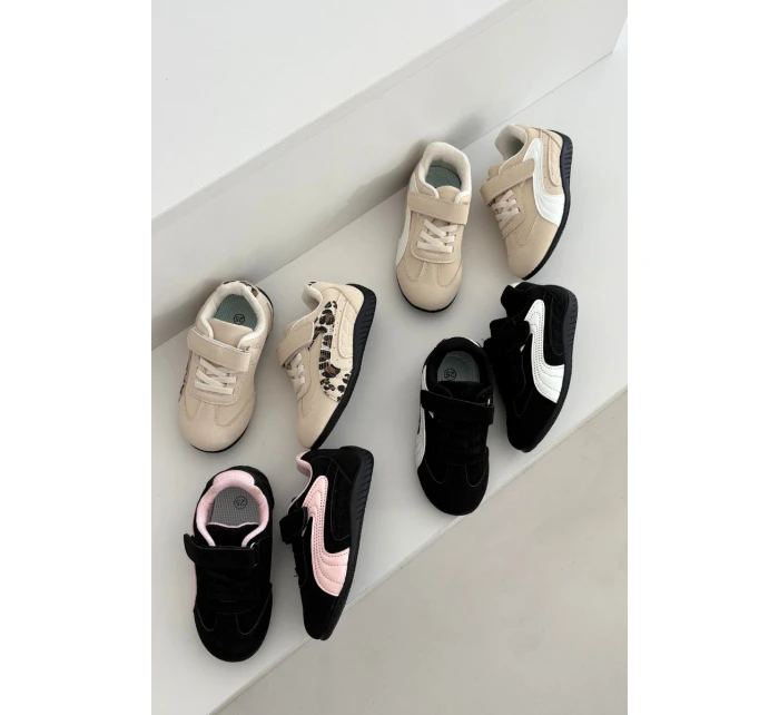 Dětské sportovní boty na suchý zip béžové s model 21731742 - Boto Dětské sportovní boty na suchý zip béžové s model 21731742 - Boto