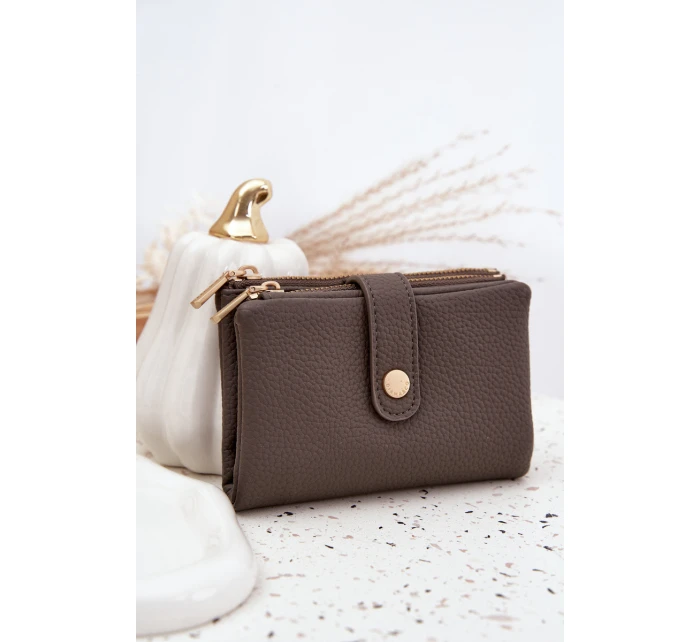 Dámská peněženka z ekologické kůže šedá Ilissea