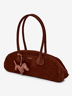 Kožená kabelka s přívěskem Camel model 22111644 - Flora&Co