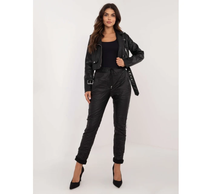 Spodnie DHJ SP model 20576498 czarny - FPrice Spodnie DHJ SP model 20576498 czarny - FPrice