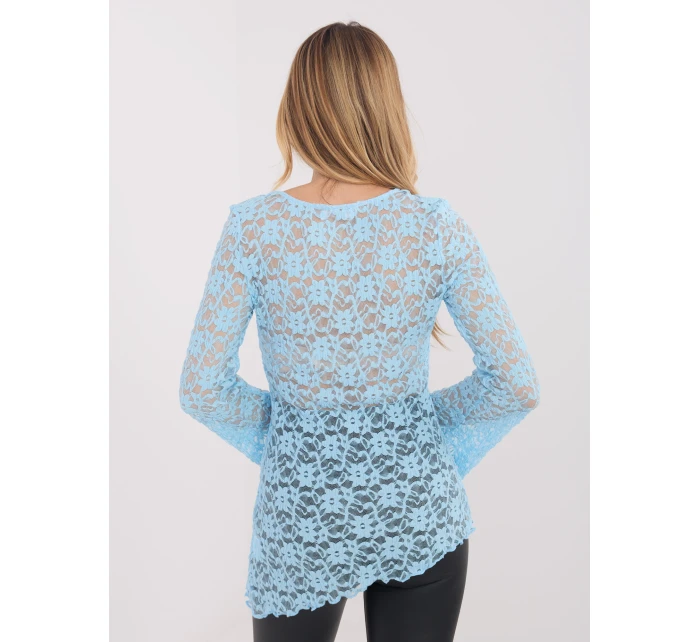 Bluzka PM BZ model 21821427 jasny niebieski - FPrice Bluzka PM BZ model 21821427 jasny niebieski - FPrice