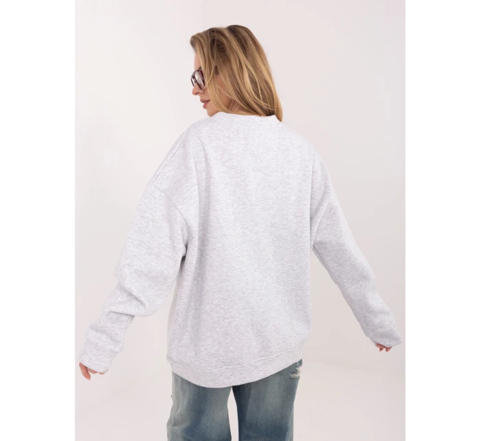 Bluza RV BL model 22020698 jasny szary - FPrice Bluza RV BL model 22020698 jasny szary - FPrice