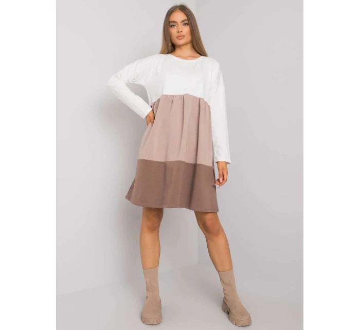 Šaty RV SK 7188.83P hnědá Šaty RV SK 7188.83P hnědá