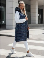 Dámská prošívaná vesta modrá Dstreet model 21970177 - FashionStreet