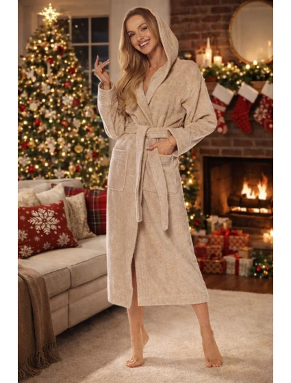 Dlouhý dámský župan L&L 2102 S-2XL