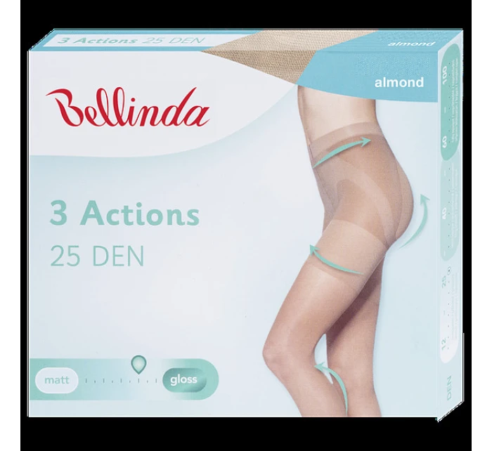 Formující punčochové kalhoty 3ACTIONS 25 DEN - BELLINDA - almond Formující punčochové kalhoty 3ACTIONS 25 DEN - BELLINDA - almond