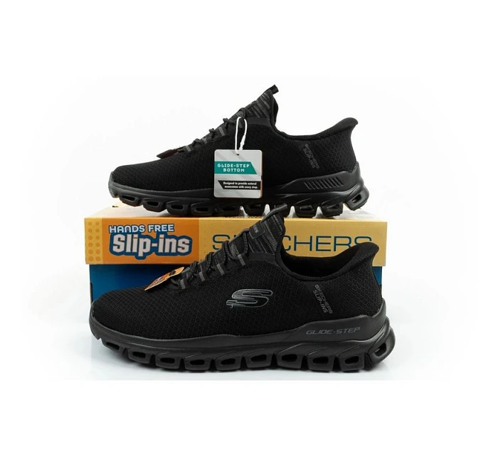 Pánská obuv tenisky model 22061832 pohodlné lehké SlipIns black - Skechers Pánská obuv tenisky model 22061832 pohodlné lehké SlipIns black - Skechers
