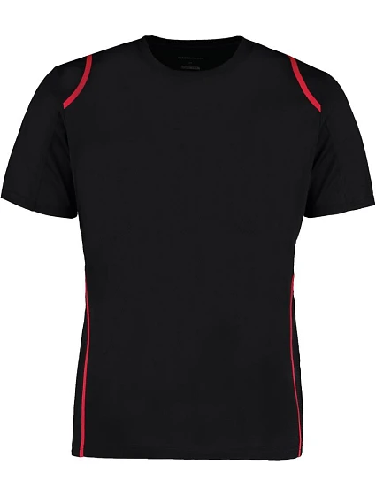 Kustom Kit KK 991 Kontrastní tričko Cooltex® 43.0991 black/red Kustom Kit KK 991 Kontrastní tričko Cooltex® 43.0991 black/red