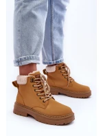 Dámské kožené trapery Hnědé Jette Dámské kožené trapery Hnědé Jette