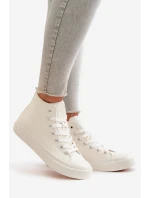 Dámské Zateplené Tenisky Z Eko Kůže Bílé Big Star model 21669546 - Big Star Shoes Dámské Zateplené Tenisky Z Eko Kůže Bílé Big Star model 21669546 - Big Star Shoes