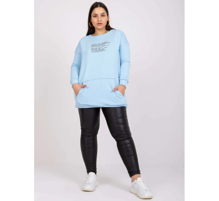 Mikina RV BL 7124.01 světle modrá