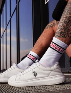 Pánské ponožky CRUSH – bílé