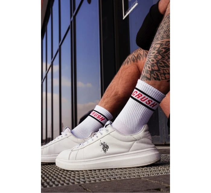 Pánské ponožky CRUSH – bílé