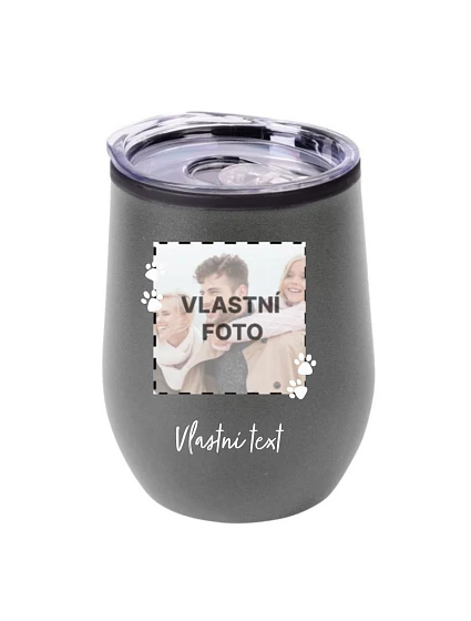 Personalizovaný termohrnek "BOWL" s fotkou mazlíčka a textem
