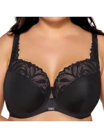 Dámská podprsenka 2107 Yasemin Černá s béžovou - AVA Dámská podprsenka 2107 Yasemin Černá s béžovou - AVA