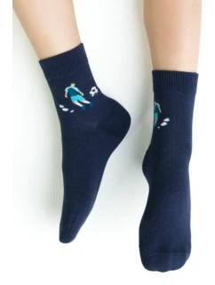 Chlapecké vzorované ponožky 014 JEANS 26-28