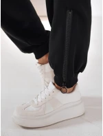 Dámský černý teplákový komplet FashionStreet AY1159 Dámský černý teplákový komplet FashionStreet AY1159