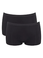 Dámské kalhotky GO Sense Short 2P - BLACK - černé 0004 - SLOGGI