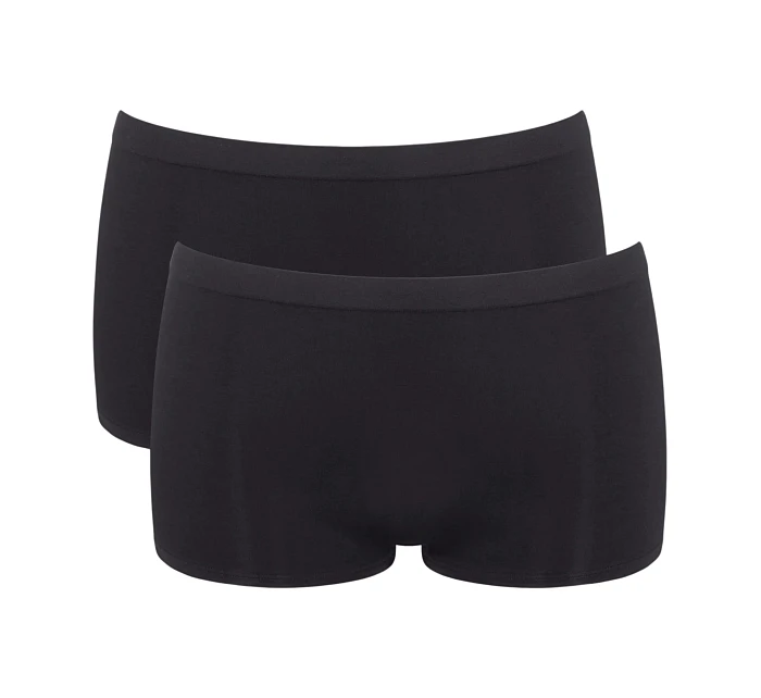Dámské kalhotky GO Sense Short 2P - BLACK - černé 0004 - SLOGGI