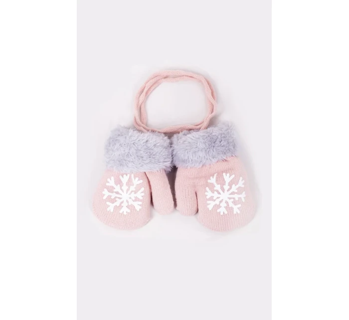 Rukavice RED 0011G Kožešina s provázkem