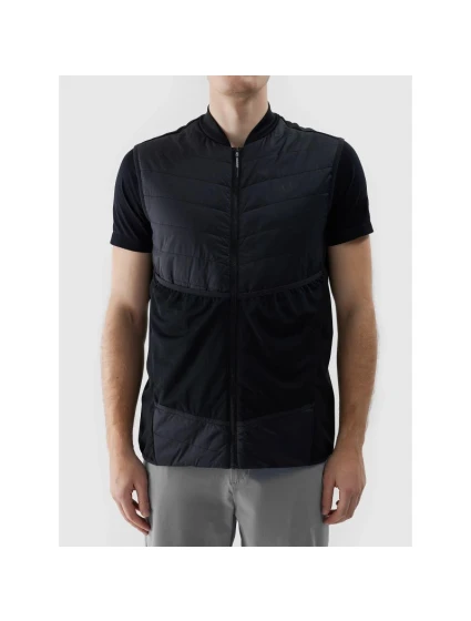 Pánská černá pánská běžecká vesta Primaloft model 21431405 - 4F Pánská černá pánská běžecká vesta Primaloft model 21431405 - 4F