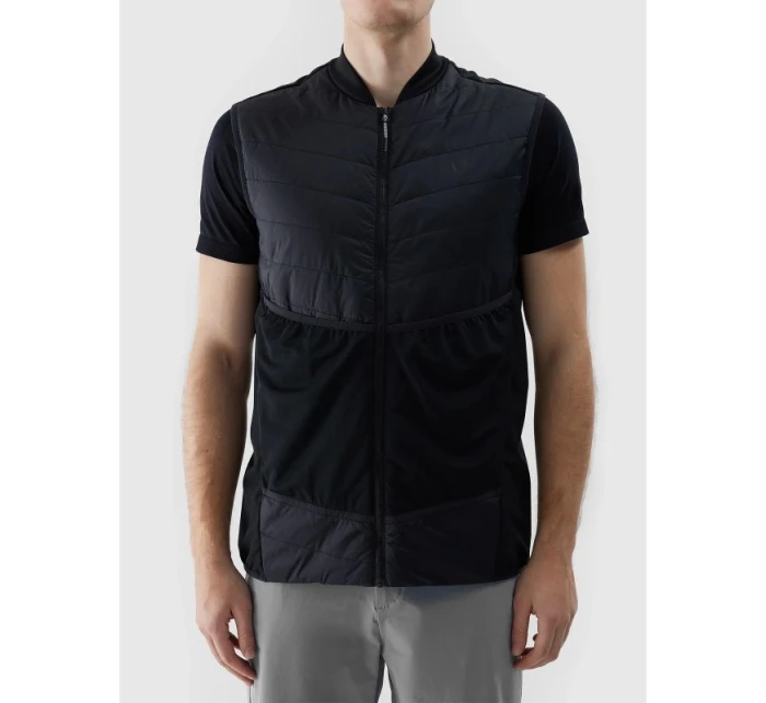 Pánská černá pánská běžecká vesta Primaloft model 21431405 - 4F Pánská černá pánská běžecká vesta Primaloft model 21431405 - 4F