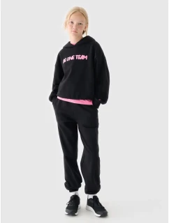 Dívčí tepláky 4F Junior 4FJRAW24TTROF1154-20S