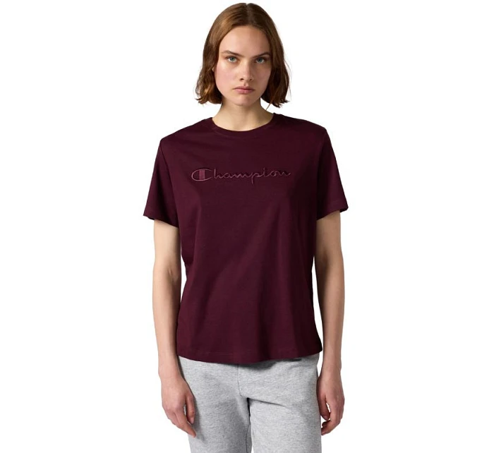Champion dámské tričko SS Tee bordó 118382 RS522 Tričko