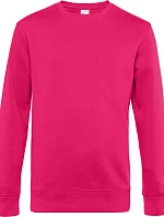 B&C KING Crew Neck_° Pánská mikina 01.U01K magenta pink