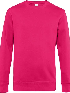 B&C KING Crew Neck_° Pánská mikina 01.U01K magenta pink