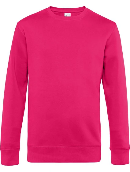 B&C KING Crew Neck_° Pánská mikina 01.U01K magenta pink B&C KING Crew Neck_° Pánská mikina 01.U01K magenta pink