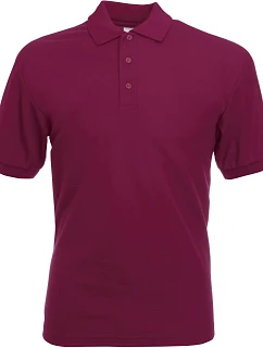 65/35 Pique Polo Piqué polo model 22531173 burgundy - Fruit of the Loom