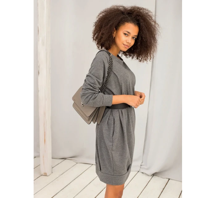 Šaty RV TU 5184.93P tmavě šedá