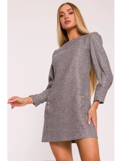 mini šaty grafitové model 21295876 - Moe