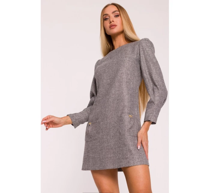 mini šaty grafitové model 21295876 - Moe