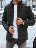 Pánská přechodná bunda černá FashionStreet TX4695