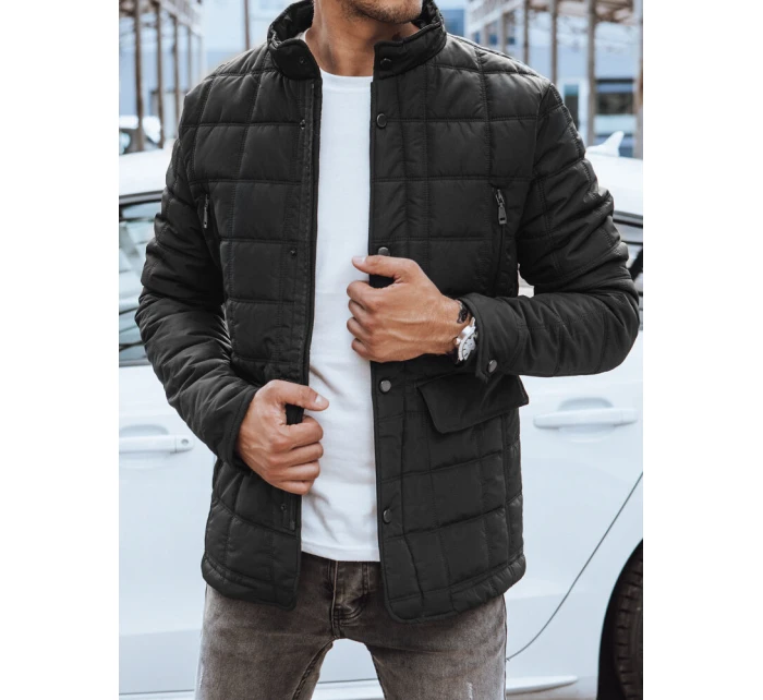 Pánská přechodná bunda černá FashionStreet TX4695