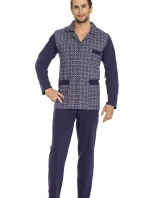 Rozepínané pánské pyžamo Luna 797 M-2XL